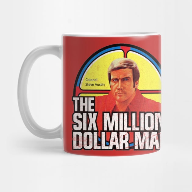 The Six Million Dollar Man Logo by Alema Art